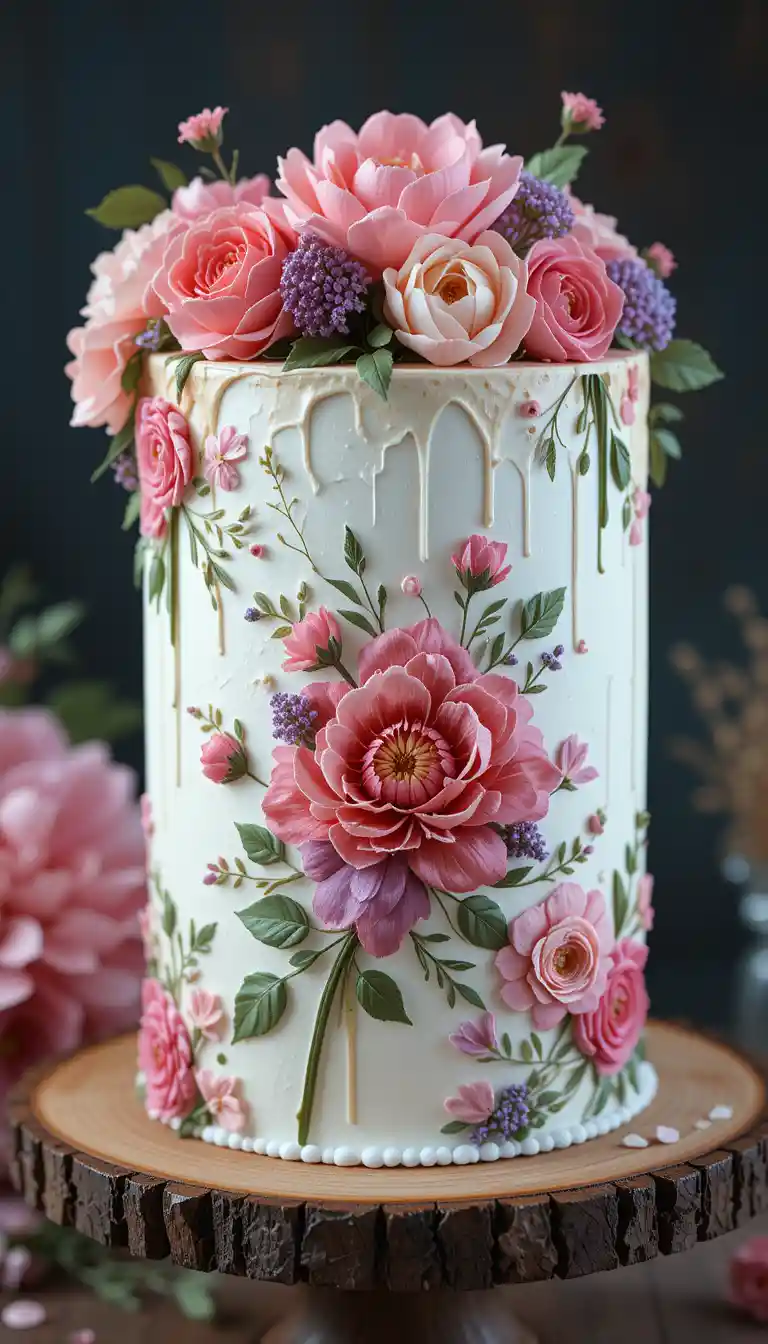 Flower Birthday Cake