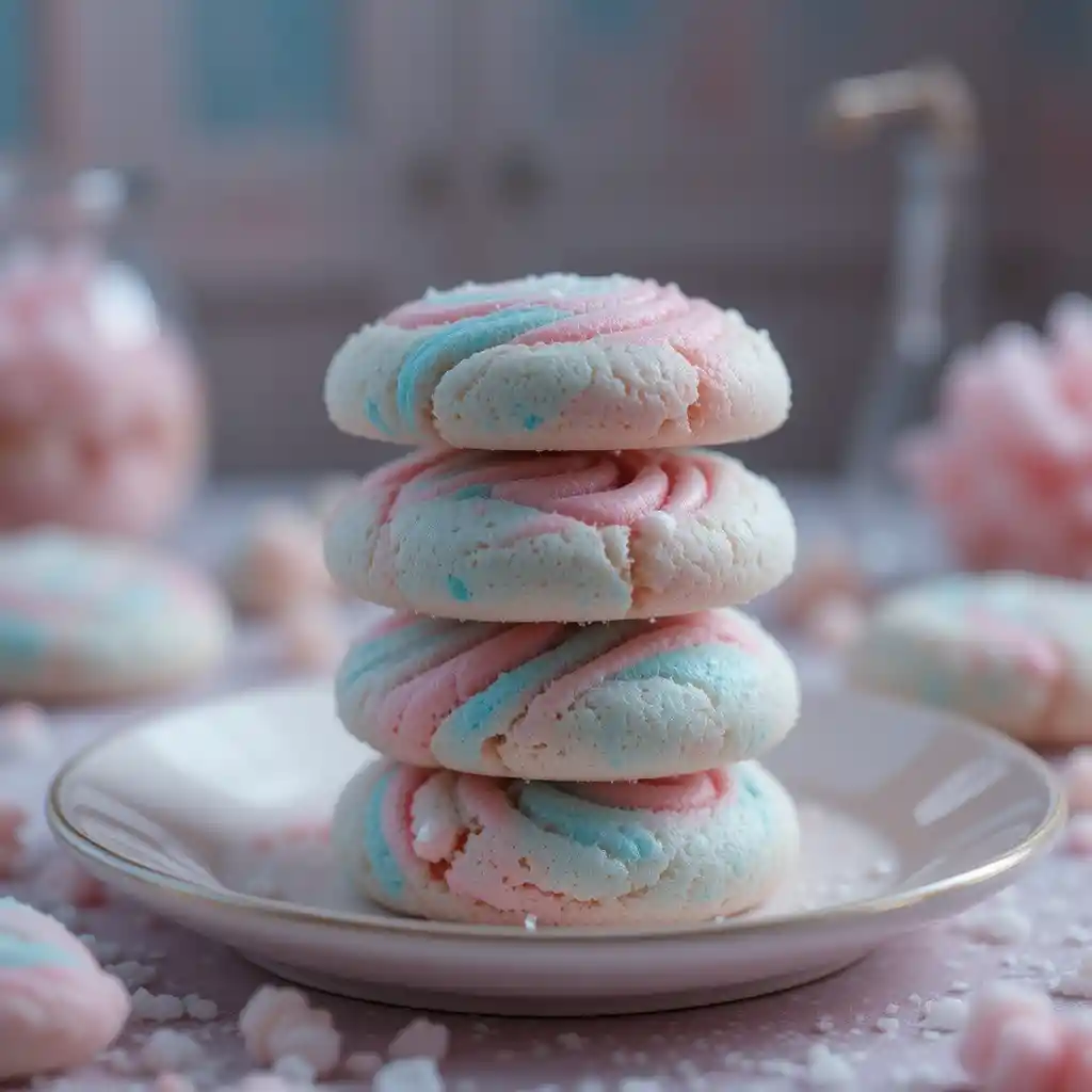 Cotton Candy Cookies