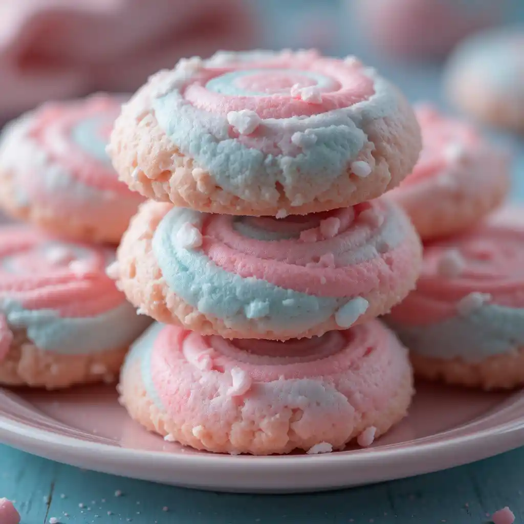 Cotton Candy Cookies