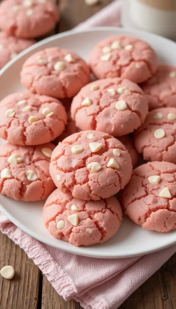 pink cookies
