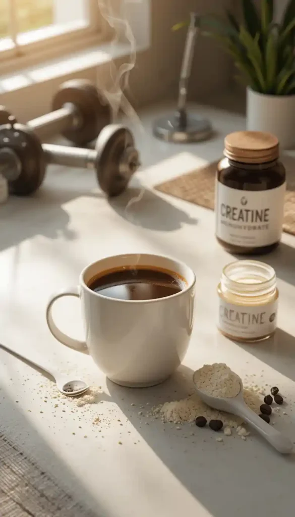 creatine in coffee