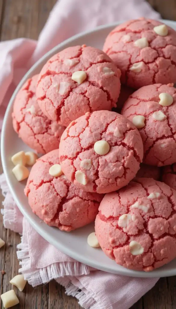 pink cookies