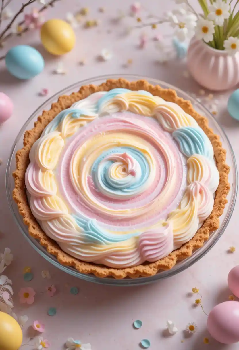 Easter Swirl Pie