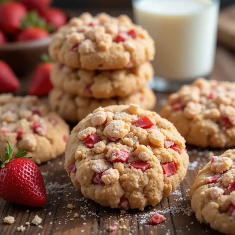 Strawberry Crunch Cookies