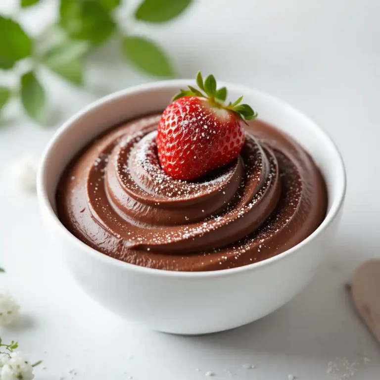 3 Ingredient Chocolate Mousse