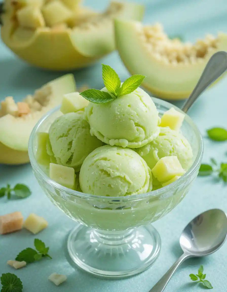 Honeydew Melon Ice Cream