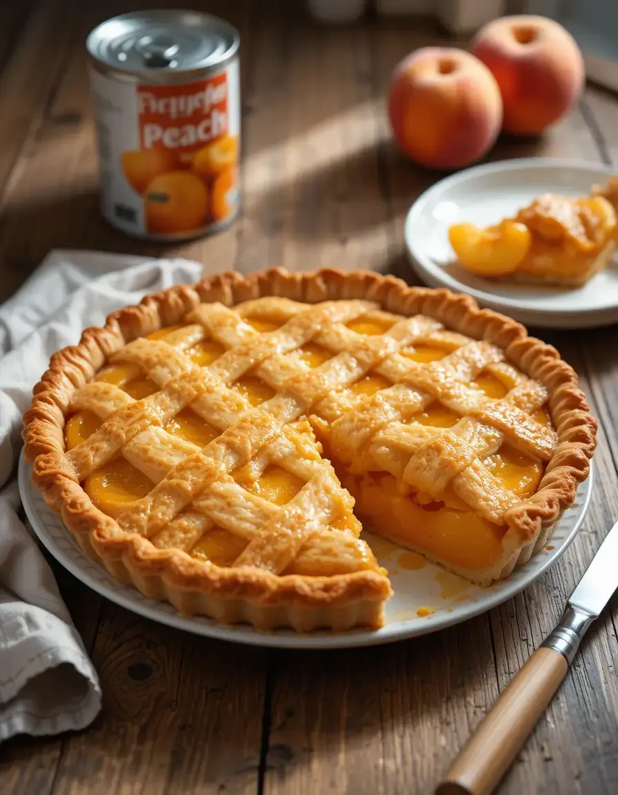 Canned Peach Pie