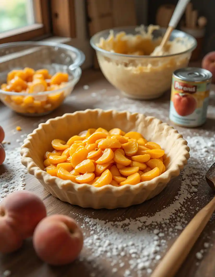 Canned Peach Pie