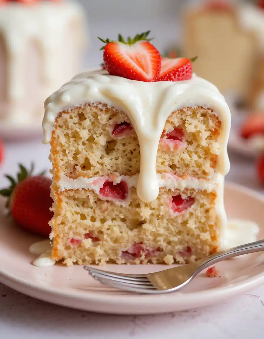 Strawberry Banana Cake